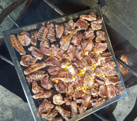 외국인의 밥상 오리 장작구이 양주 맛집