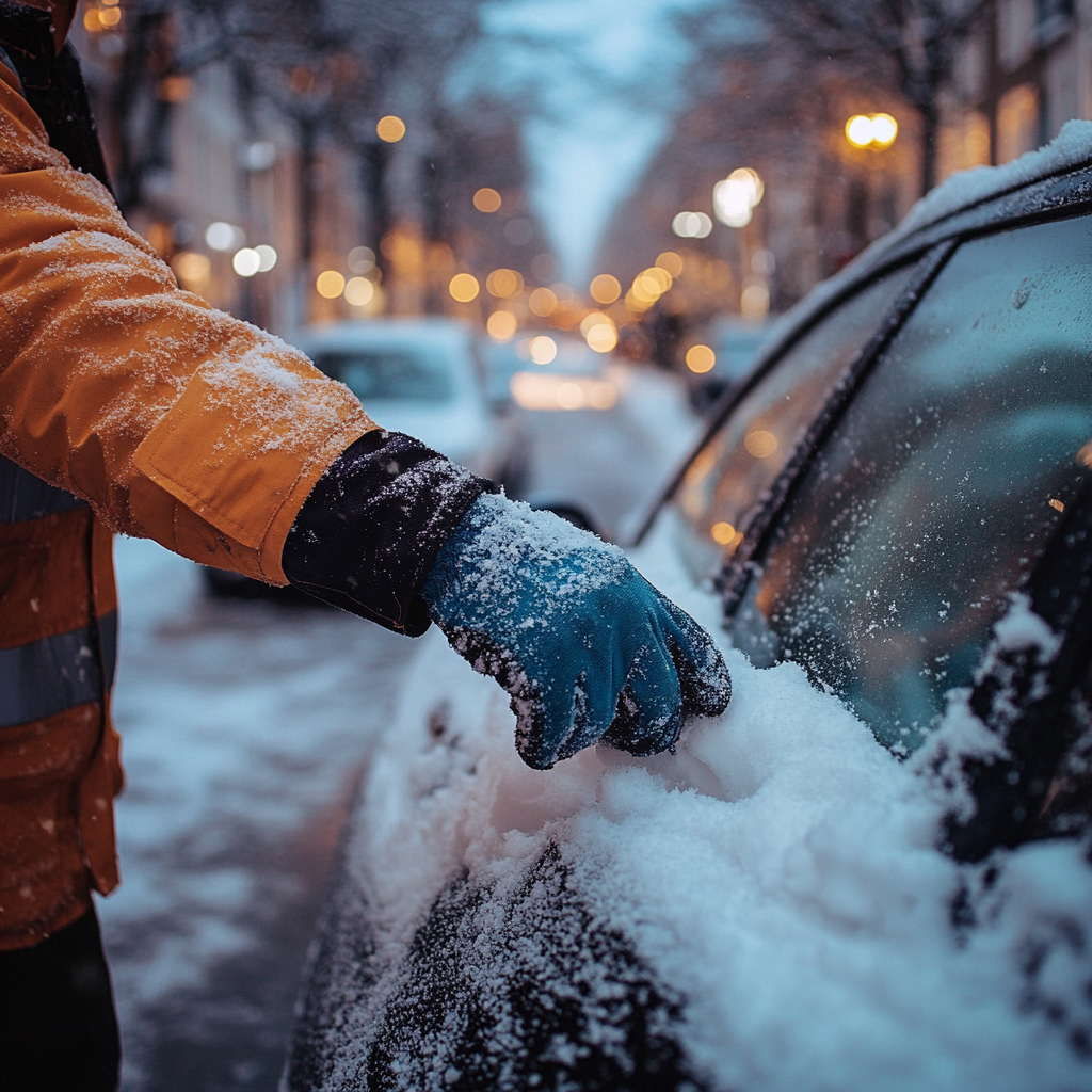 성에방지 커버를 덮기 전 차량을 한 번 닦아주는 것이 좋아요