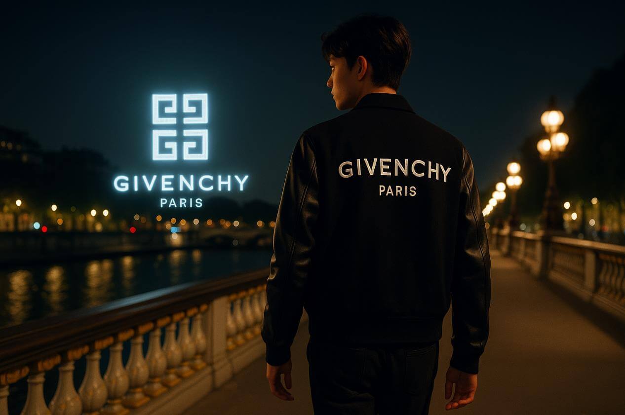 시간과 세대를 연결하는 지방시의 현대적 우아함을 상징하는 장면