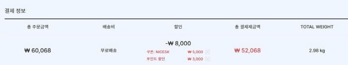 이로이로도쿄결제내역