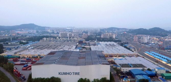 금호타이어 광주공장 전경