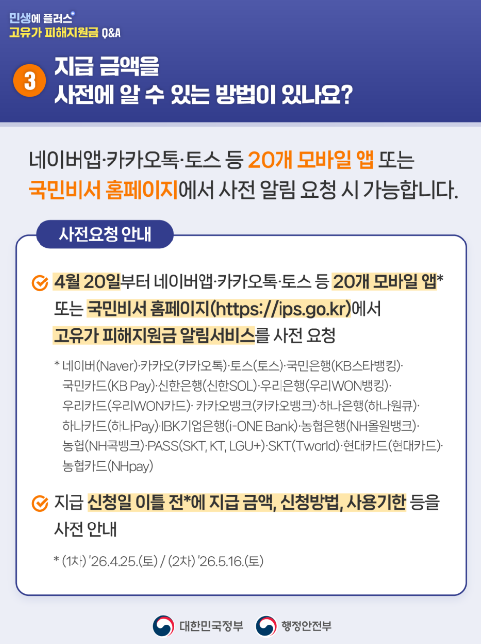 고유가 피해 지원금 Q&amp;A