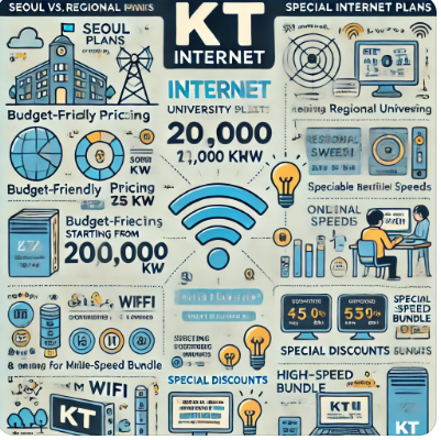 대학가에서 가장 많이 쓰는 KT 인터넷 요금제 사진