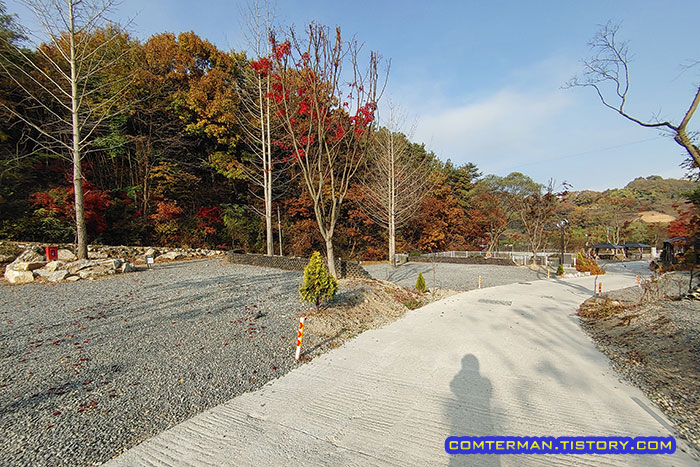 금산수목원 캠핑장 풍경