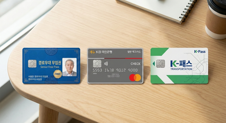 2026년 노인 교통비 지원 카드 3종 비교: 무임형 경로우대권, 환급형 체크카드, K-패스
