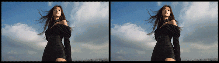 Low-angle 이미지에 Push-in 카메라 무브를 적용해 인물 중심 몰입감을 강조한 영상 클립_Midjourney