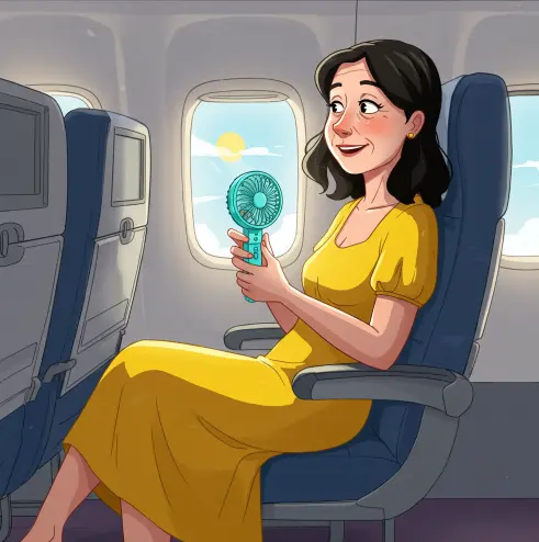 휴대용 선풍기 수화물-2