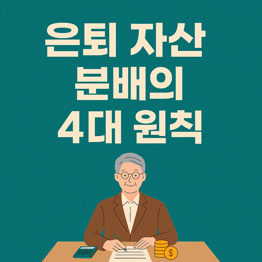 은퇴 자산 분배의 4대 원칙
