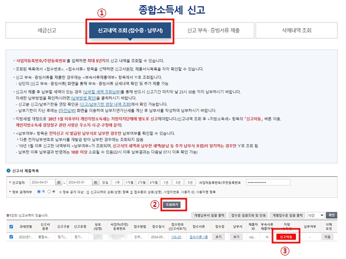 개인지방소득세 신고방법