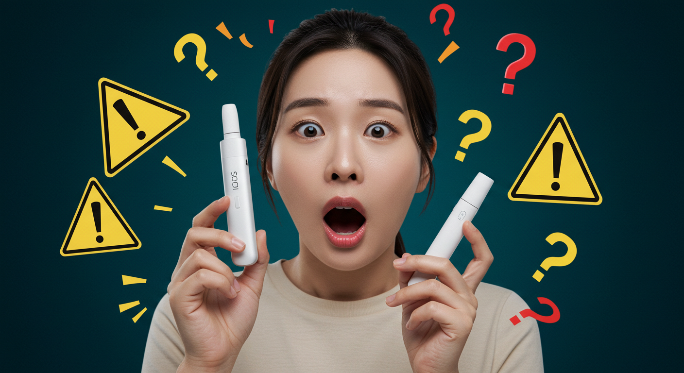 전자담배 안전성 오해 아이코스 릴 글로 위험성