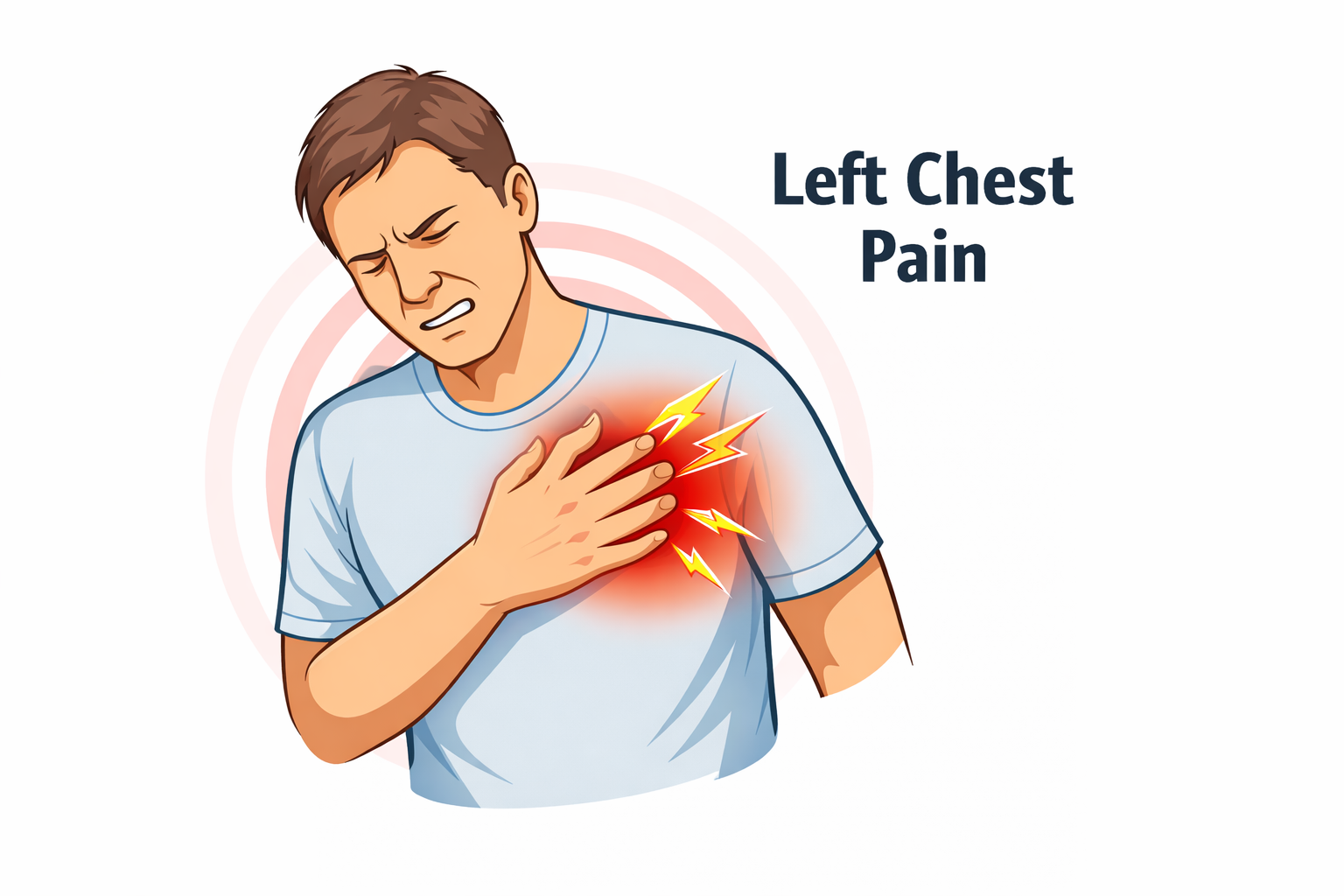 왼쪽 가슴이 뻐근한 증상 계속된다면? 꼭 알아야 할 신호들