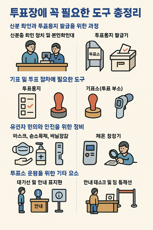 #투표소 장비투표소 장비 태그 삭제#투표용지 발급기투표용지 발급기 태그 삭제#기표소기표소 태그 삭제#기표용구기표용구 태그 삭제#투표함투표함 태그 삭제#선거 장치선거 장치 태그 삭제#선거 도구선거 도구 태그 삭제#유권자 체크리스트유권자 체크리스트 태그 삭제#투표 준비물투표 준비물 태그 삭제#선거 위생용품선거 위생용품 태그 삭제