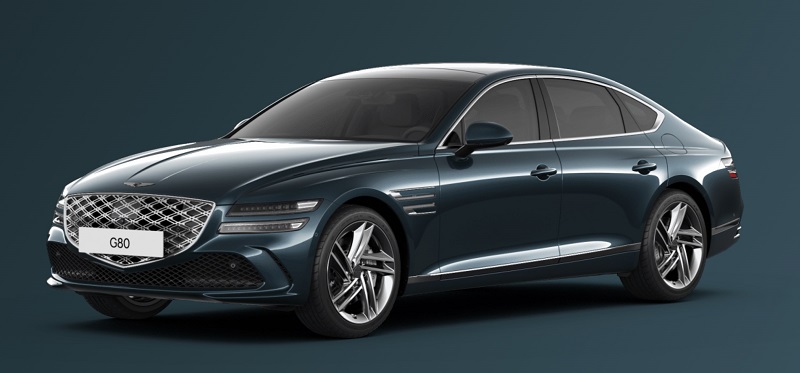 제네시스 G80 페이스 리프트 색상