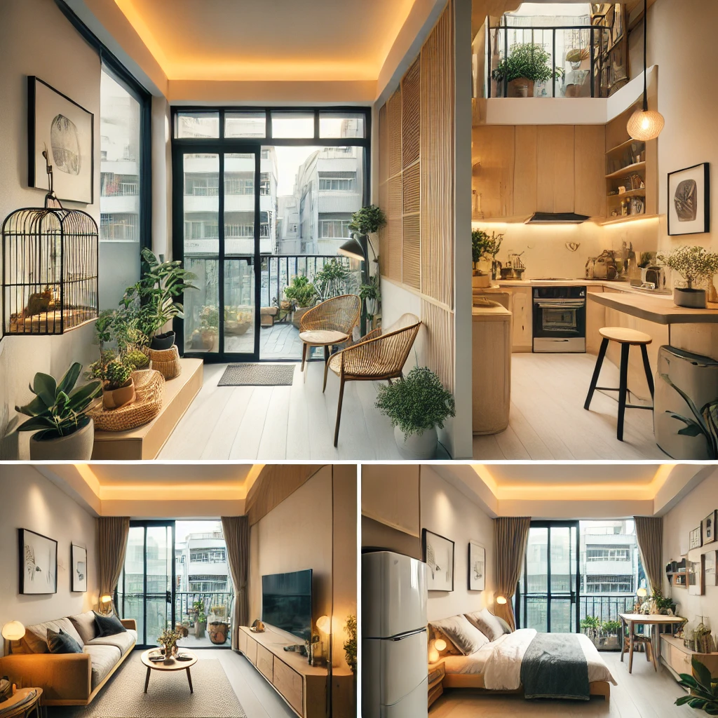 타이난의 한 달 살기에 적합한 숙소 전경