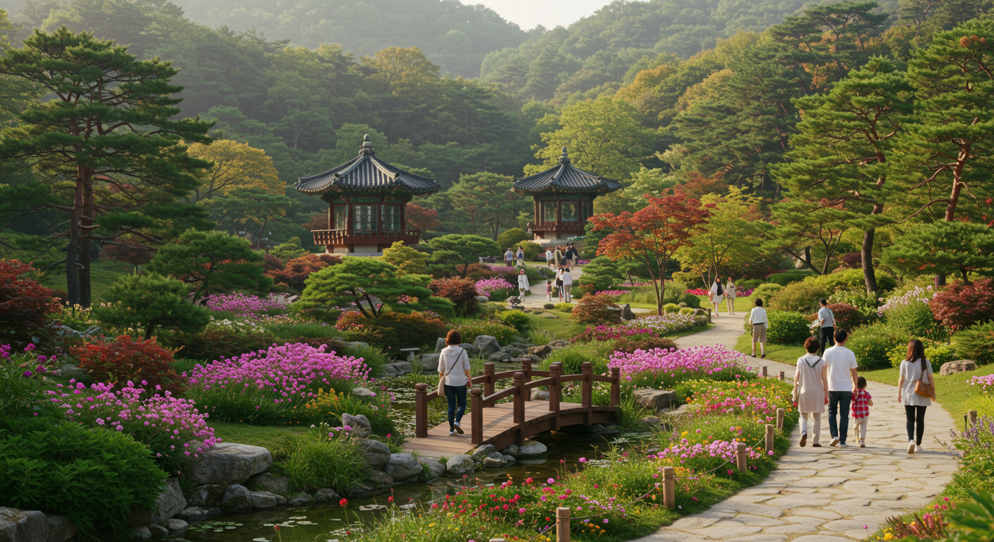 가평 아침고요수목원 이미지