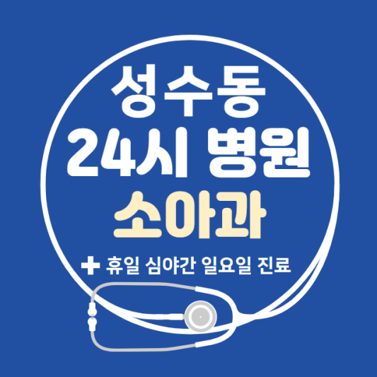 성동구-성수동-24시간-병원-소아과-토요일-야간-일요일-진료-당직병원-찾기