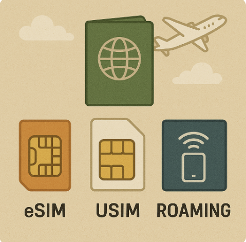해외여행 필수, eSIM·USIM·로밍 장단점 총정리 관련 사진
