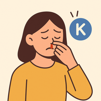 비타민K 등 혈액 응고를 돕는 영양소가 부족할 때도 코피가 자주나는 이유가 될 수 있어요.