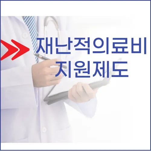 재난적 의료비 지원사업: 지원내용 지원대상 신청방법 중복수급여부 (신청서식포함)