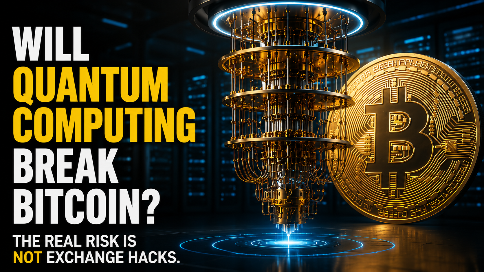 Quantum computer threatening Bitcoin