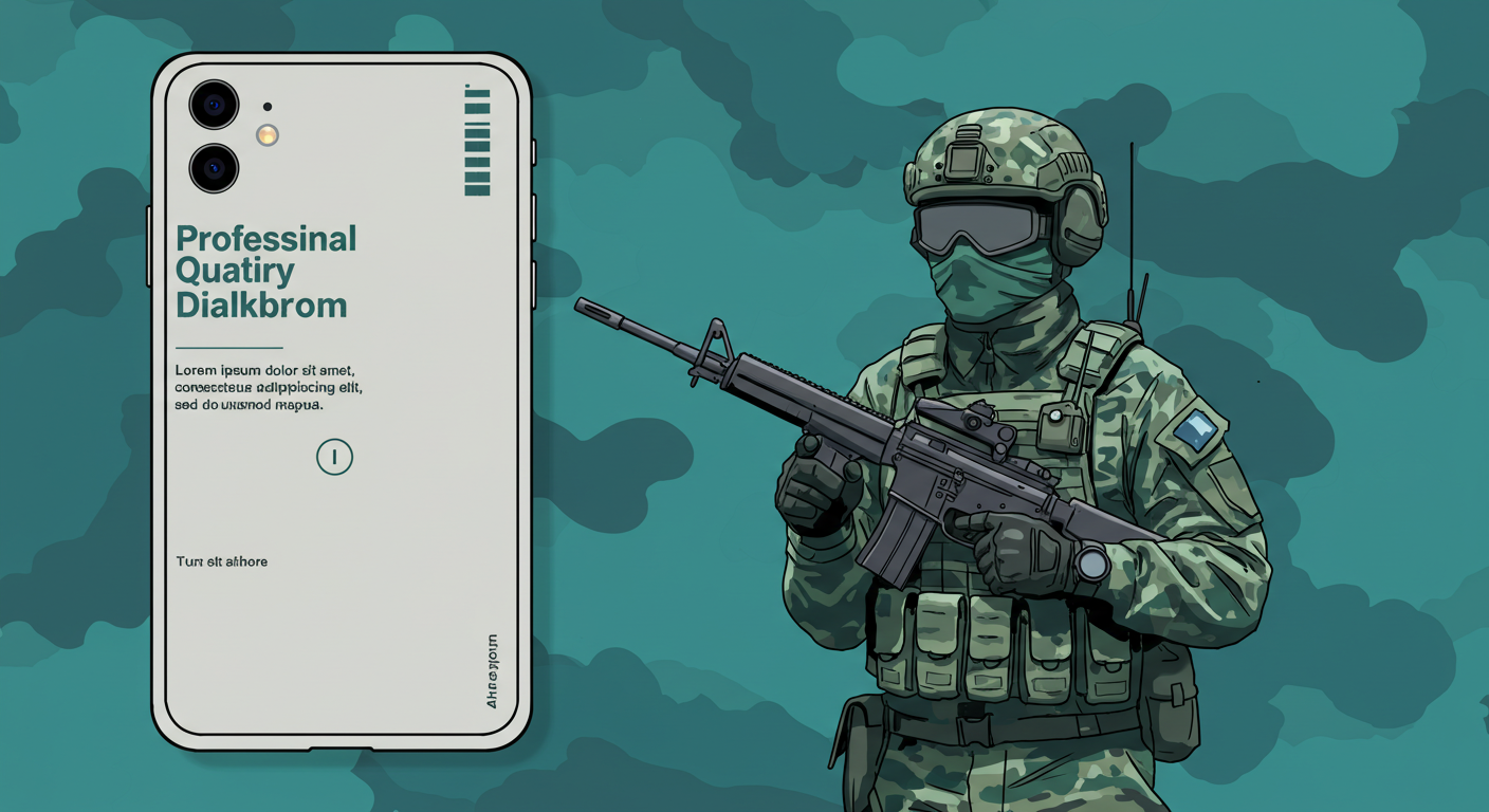 군 병사 휴대폰