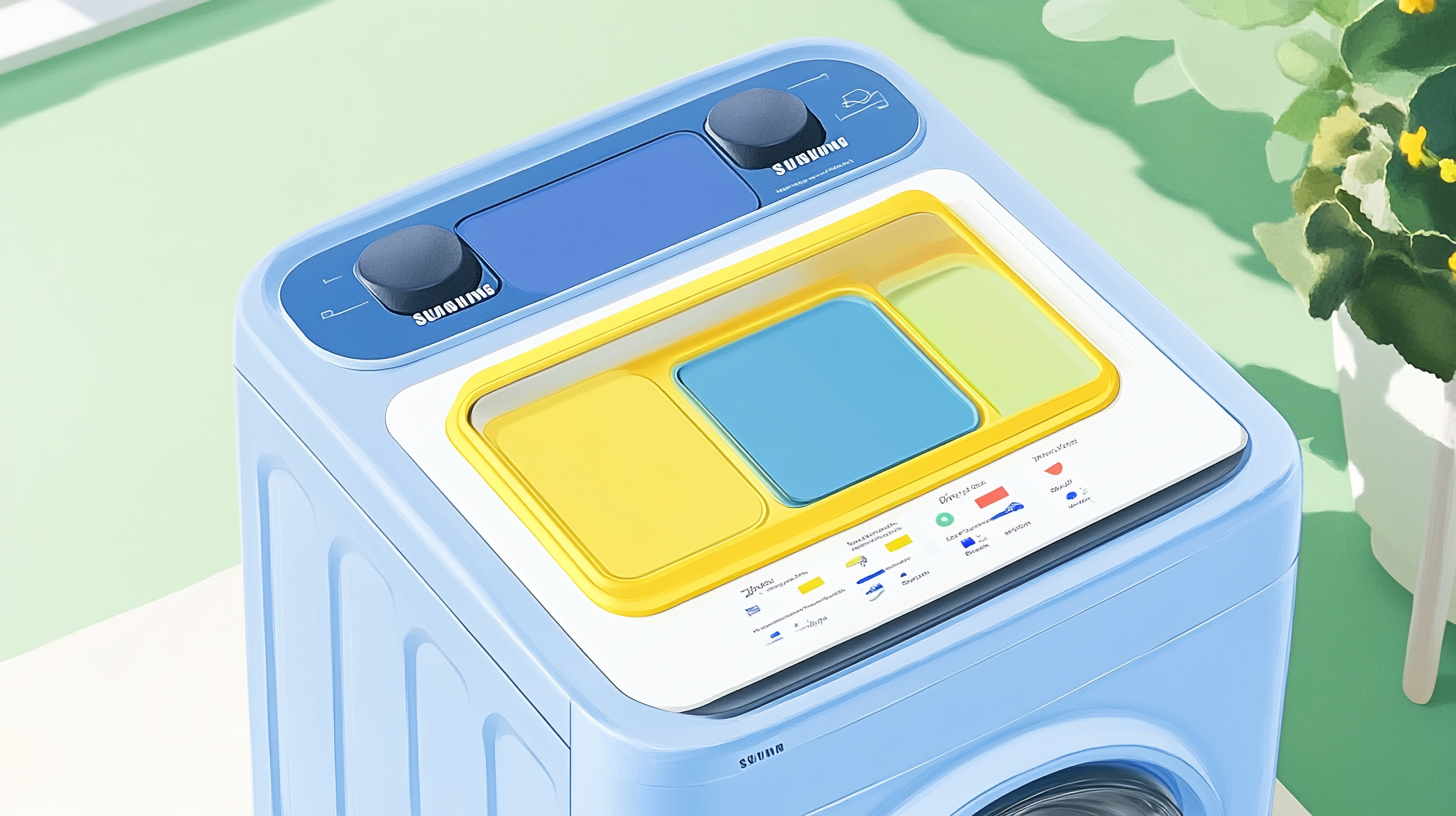 삼성 세탁기의 다양한 색상이 사용자에게 선택의 자유를 제공하며, 가까운 시점에서 생동감 있는 색조로 표현됩니다.