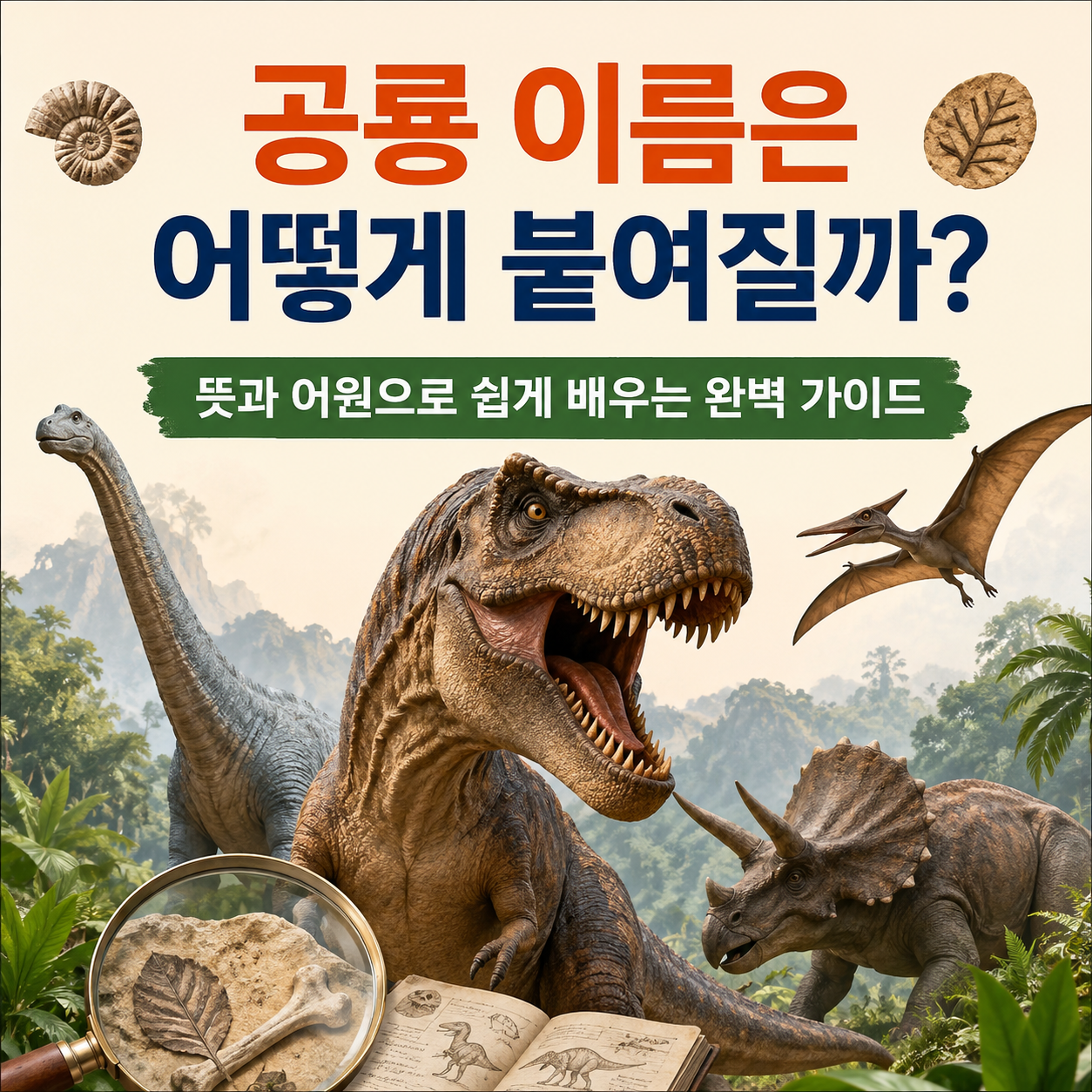 공룡 이름은 어떻게 붙여질까
