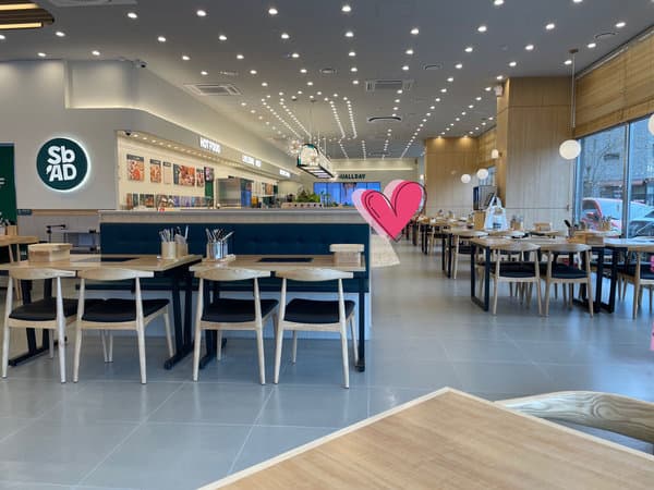 샤브올데이 동탄목동점 내부 인테리어 전체샷