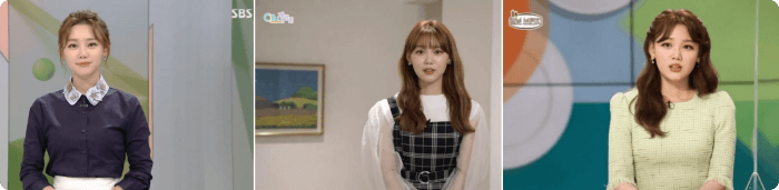 김수민 아나운서 사회모습
