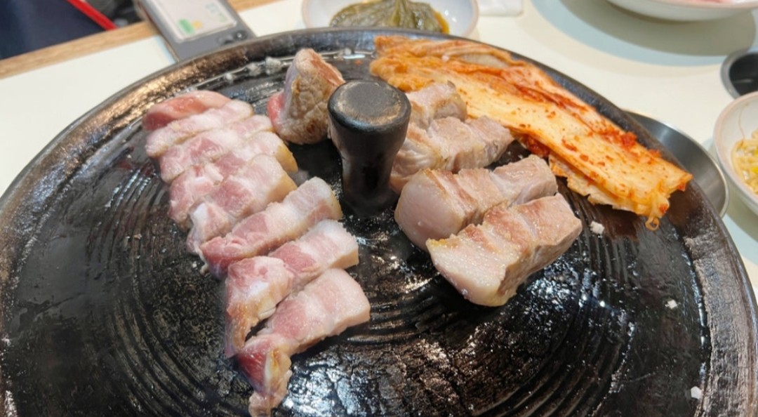 꿀음식 삼겹살