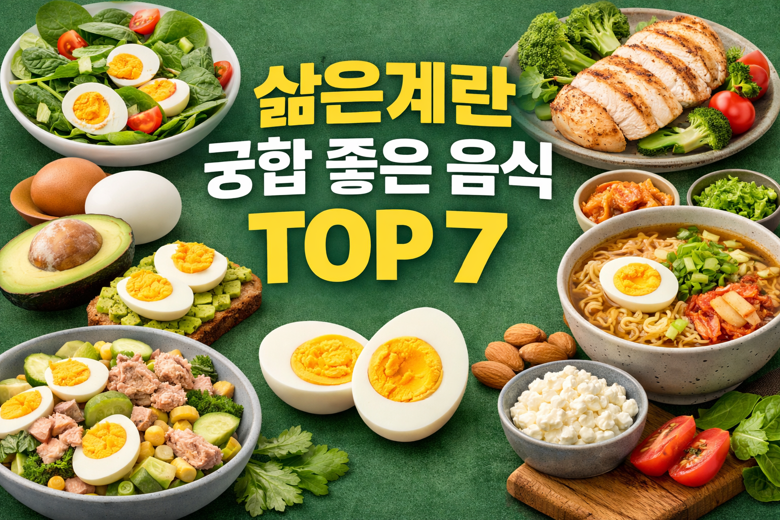 삶은계란 궁합 좋은 음식