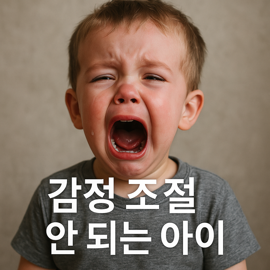 감정조절 안되는 아이