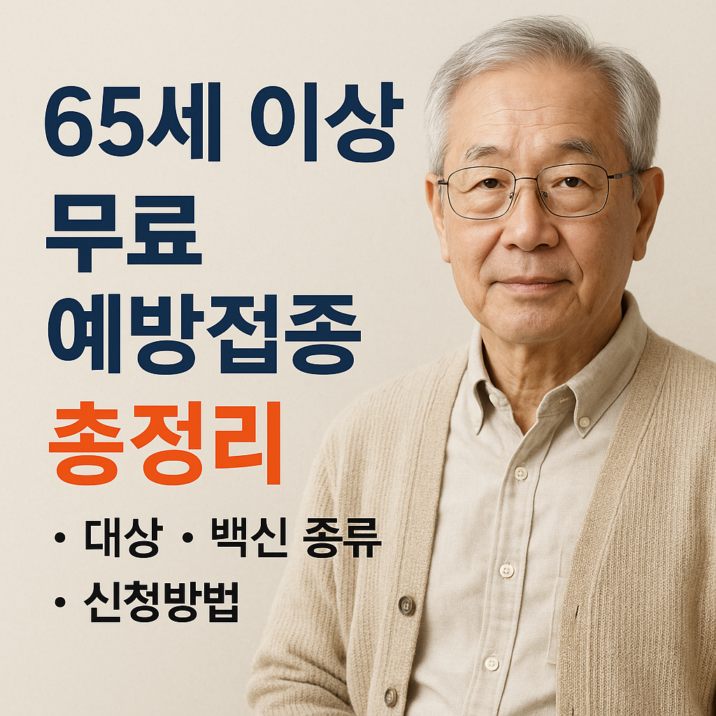 만 65세 이상 국가예방접종