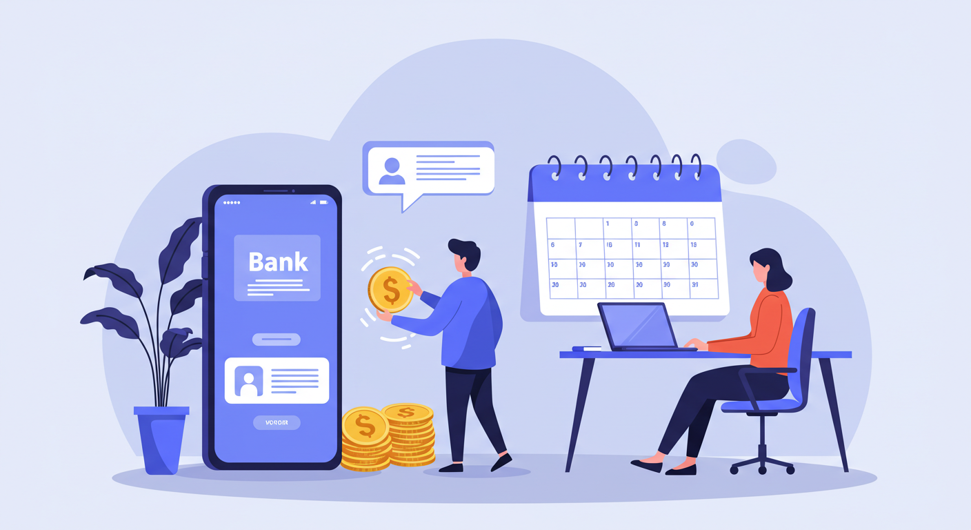 자동이체, 적금관리, 금융상식