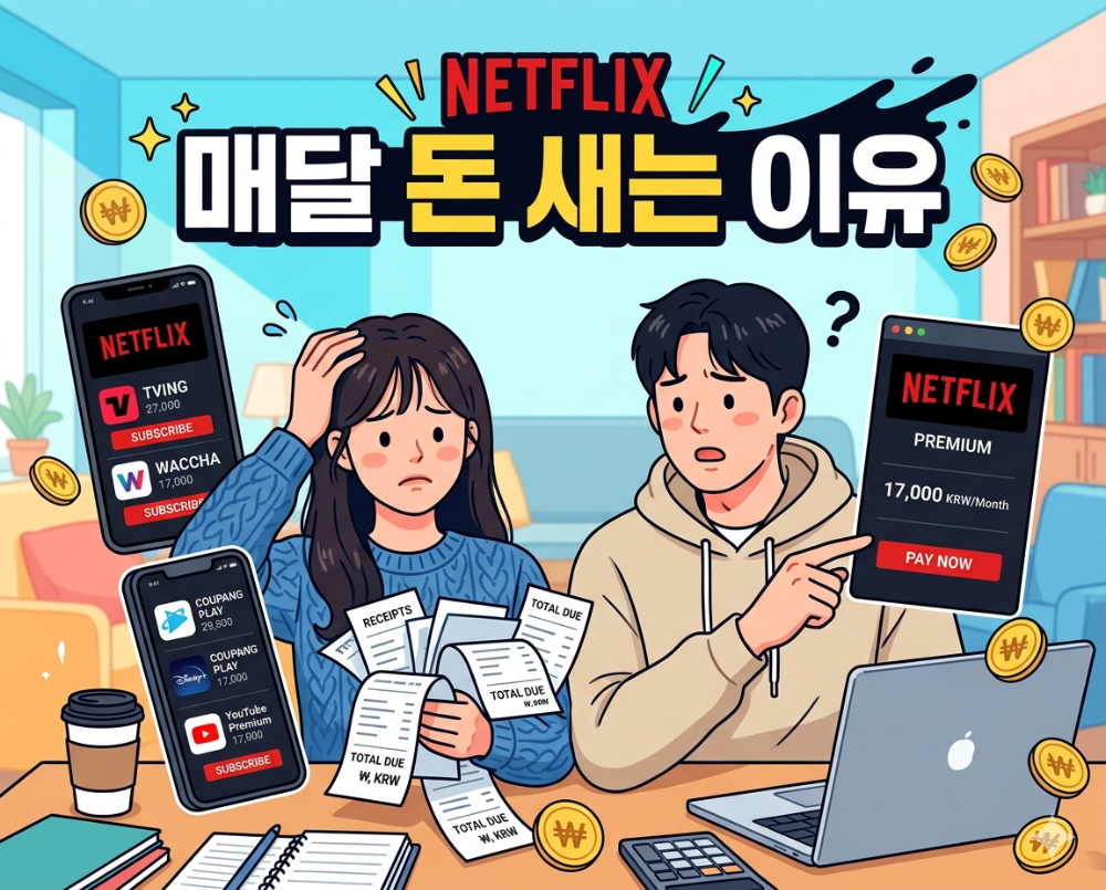 alt="OTT 구독료 절약 방법을 설명하는 블로그 썸네일 이미지"