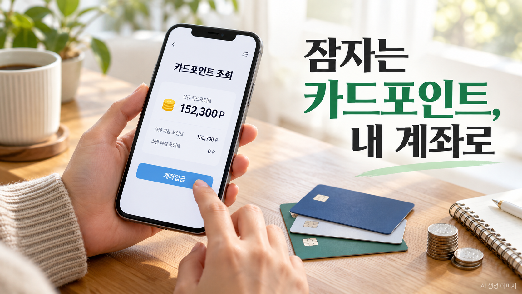 카드포인트 현금화 방법, 잊고 있던 포인트를 내 계좌로 받으세요