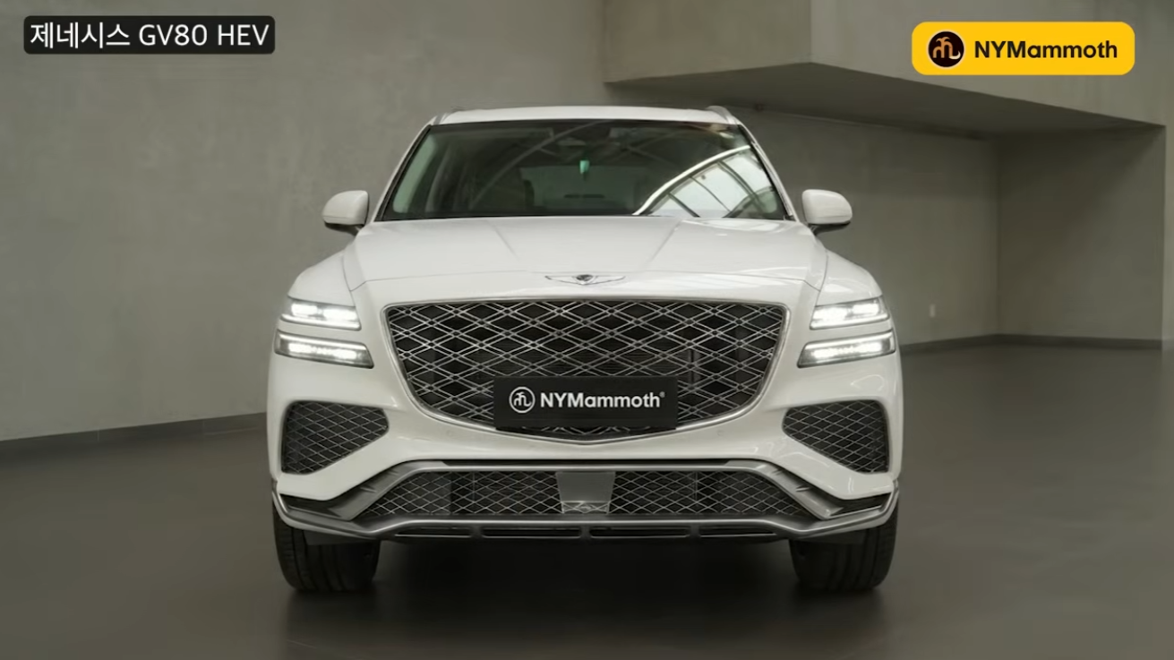 제네시스 GV80 하이브리드 예상도 (출처 : 뉴욕맘모스)