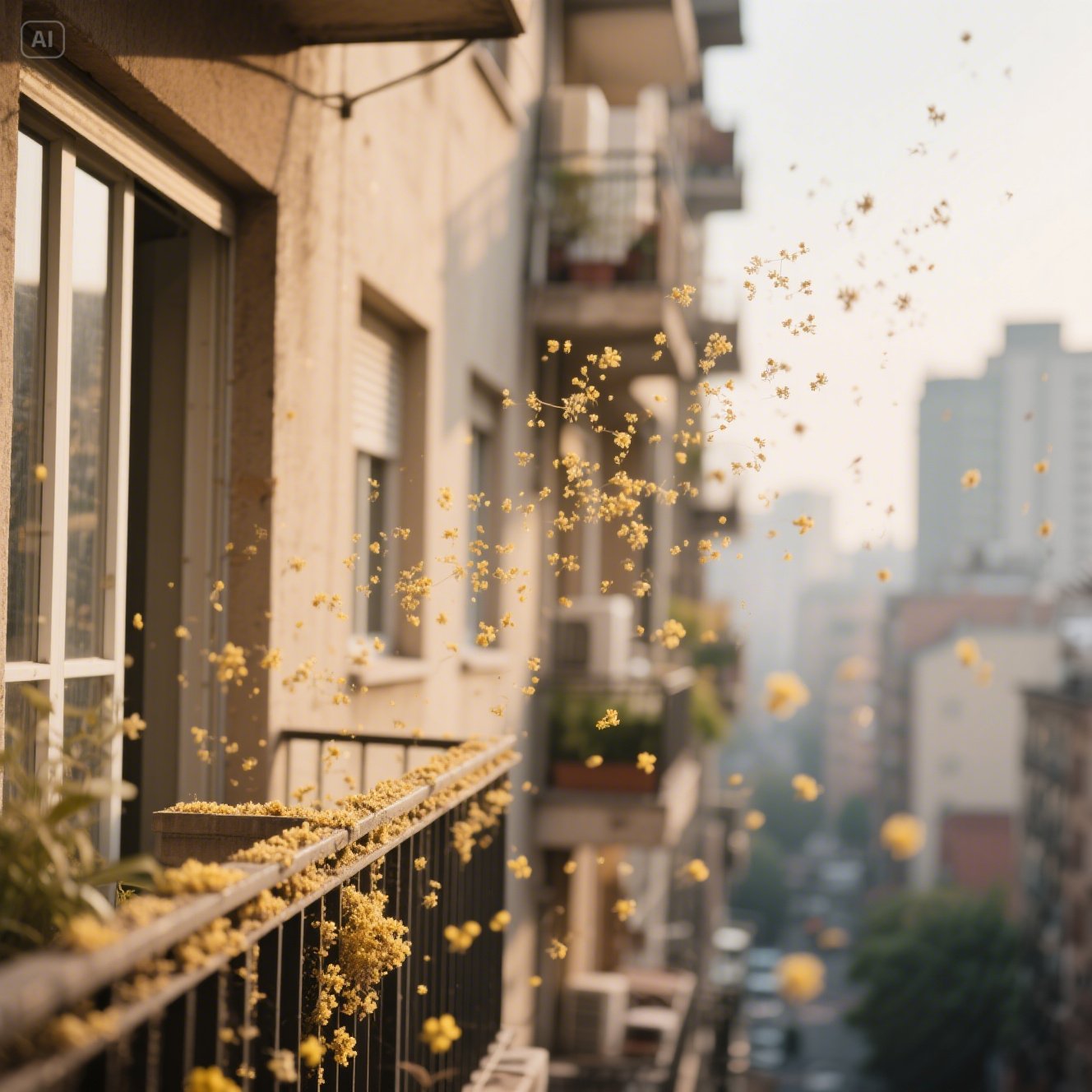 송화가루 날리는 시기