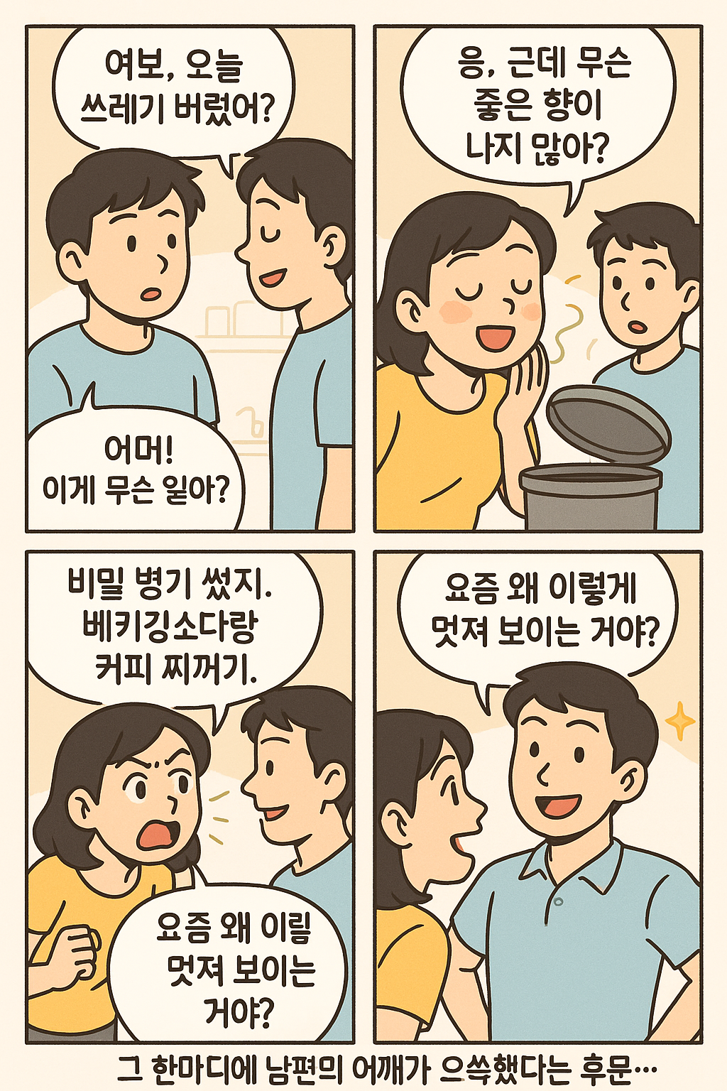 아내의 반응은?