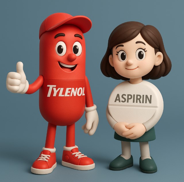 타이레놀과 아스피린 관련 사진