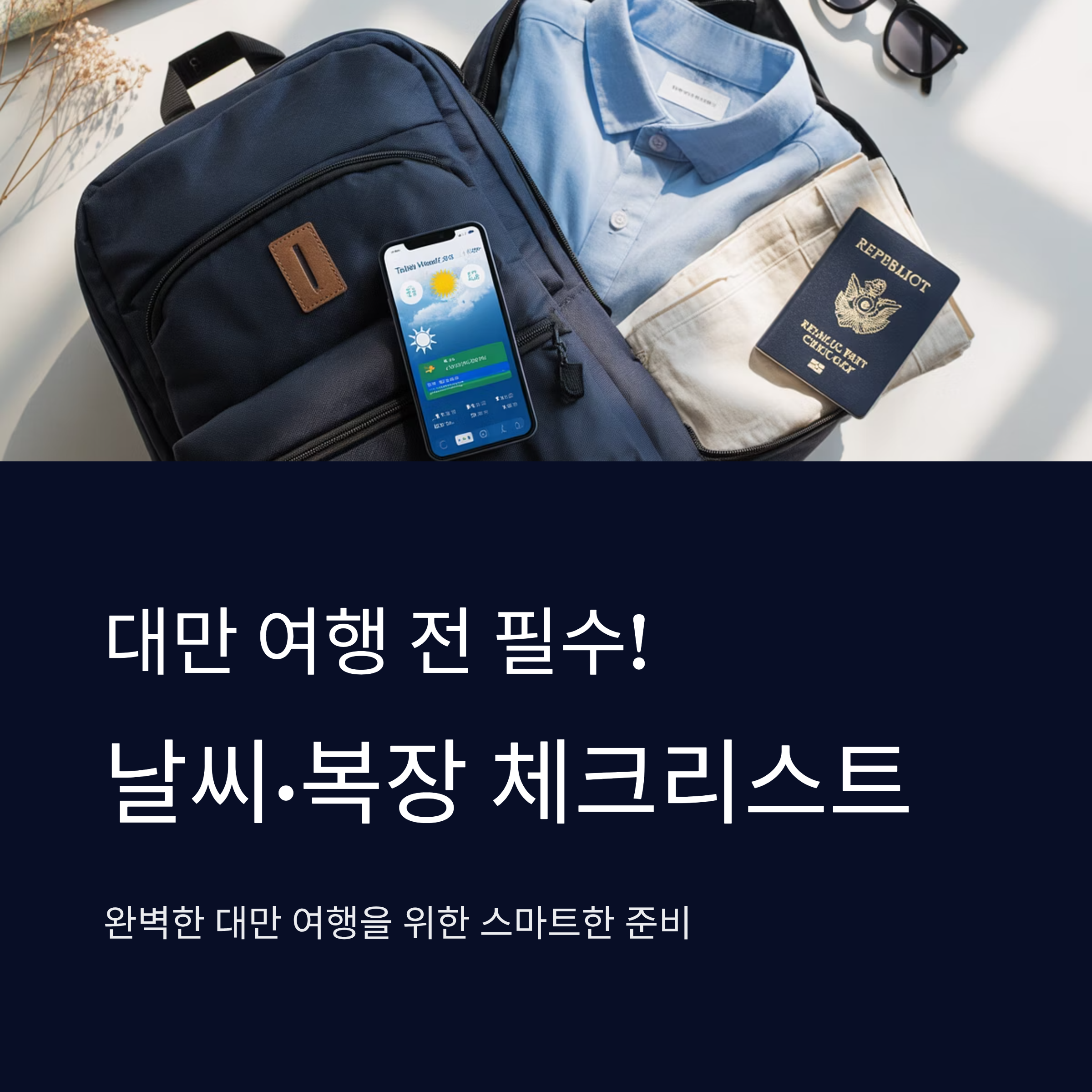 대만 여행 전 필수! 날씨·복장 체크리스트