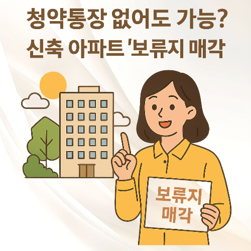 신축 아파트 보류지 매각