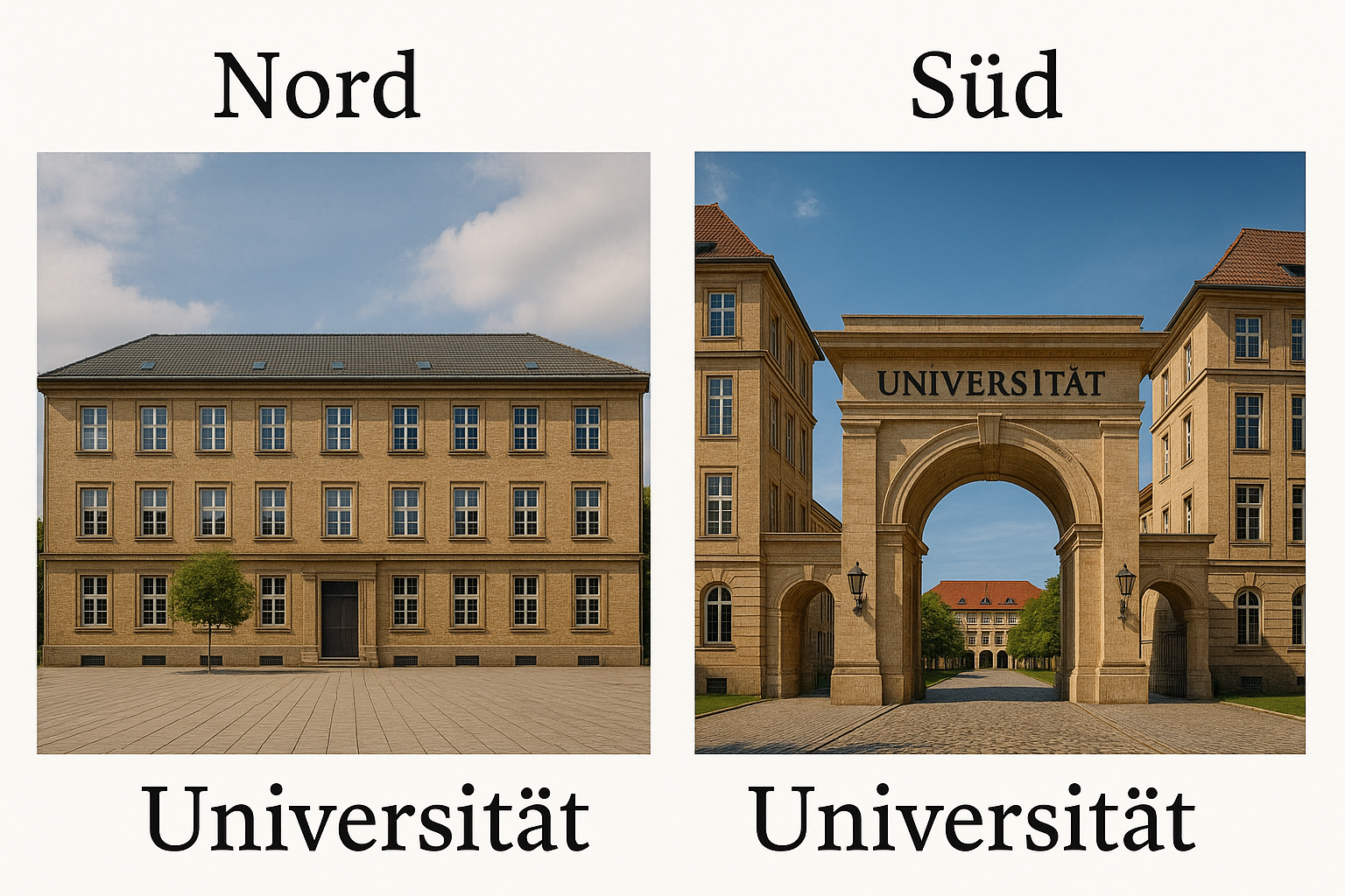 독일 남부,북부의 선호 전공 차이