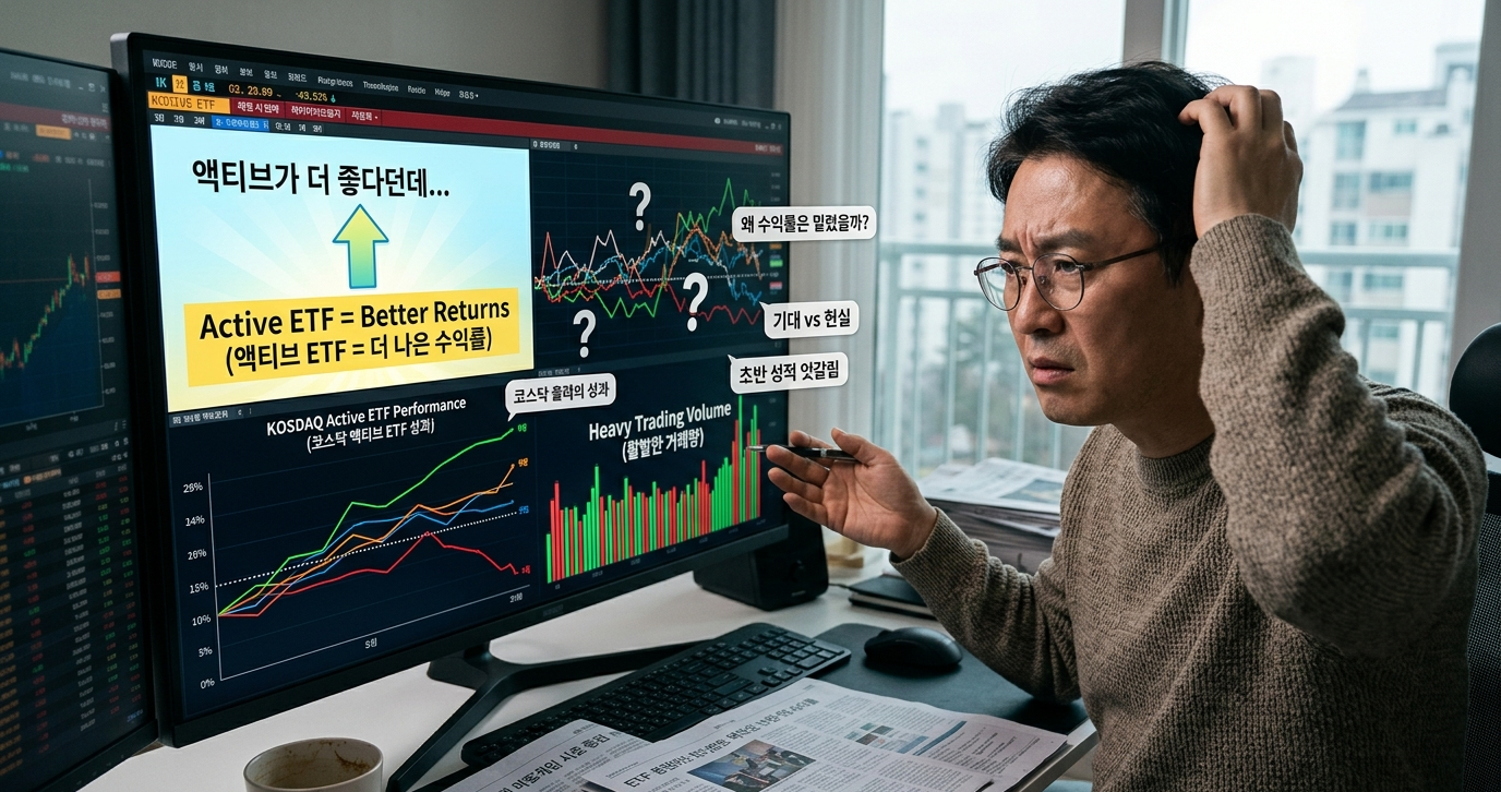 코스닥 액티브 ETF, 초반 성적 엇갈린 이유와 투자 포인트