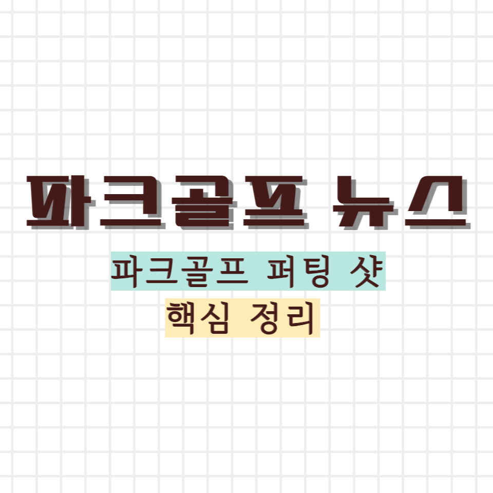 파크골프 퍼팅 샷