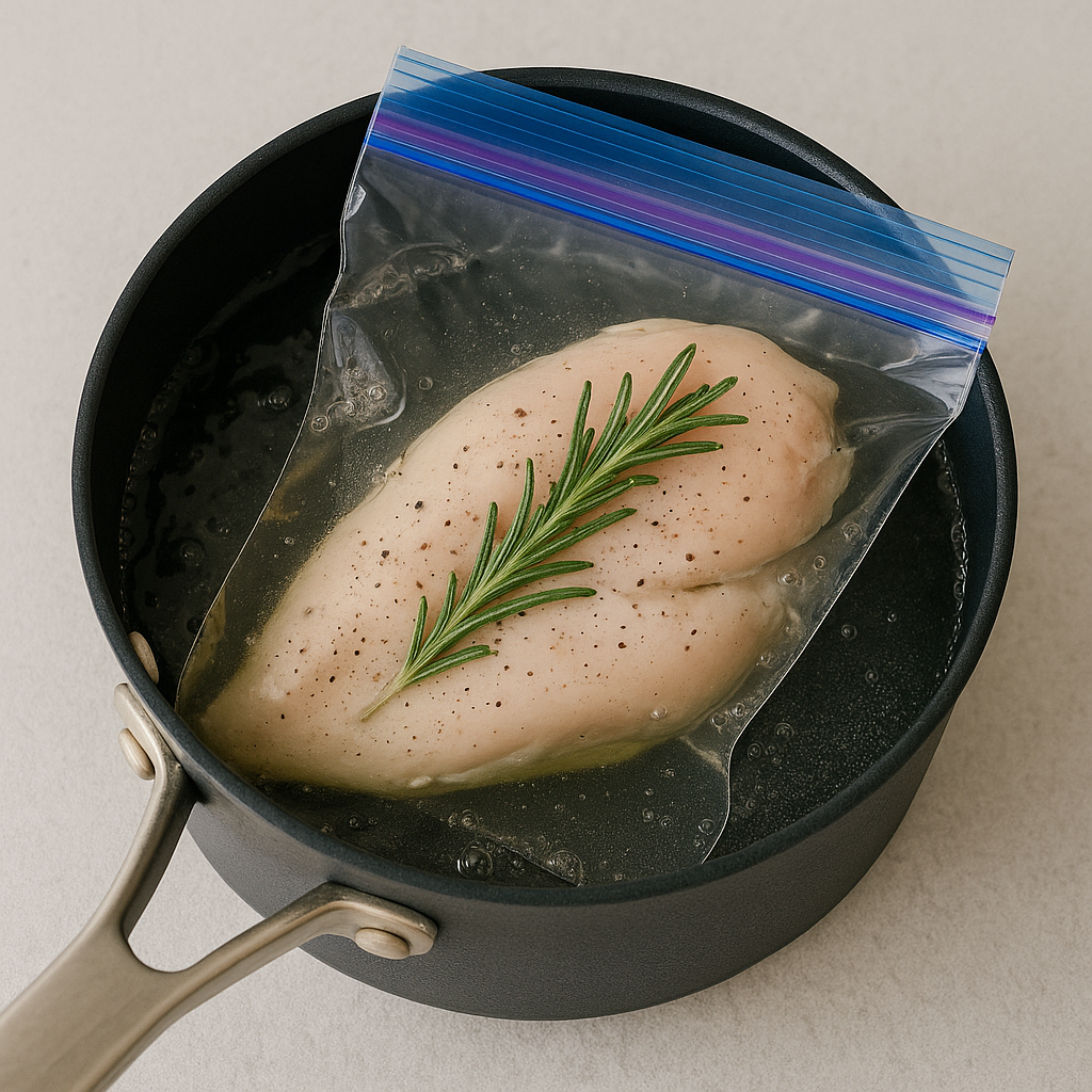 🔥 3. 65~70℃ 온도로 45분~1시간 데우기