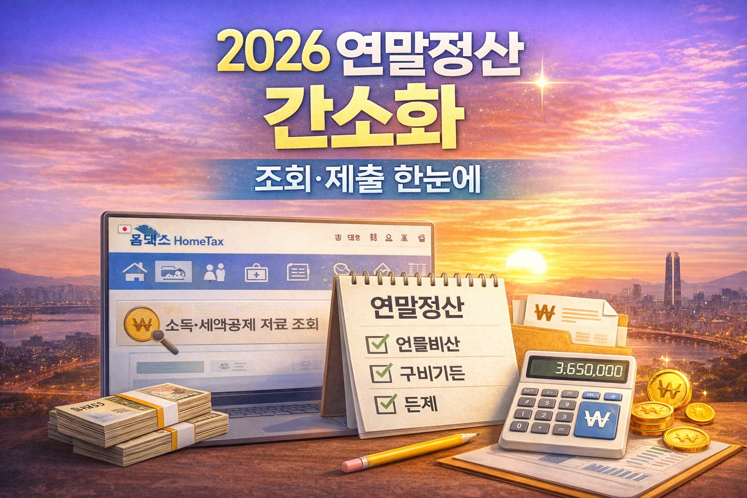 연말정산 간소화 관련 사진