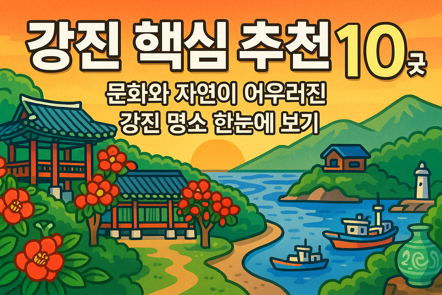 강진 가볼만한곳 베스트10