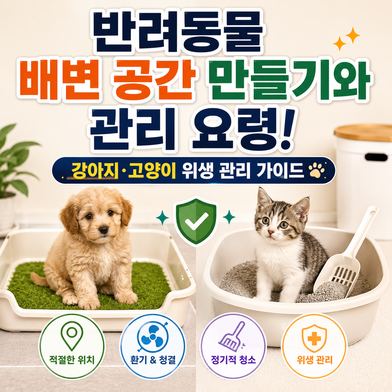 반려동물 배변 공간