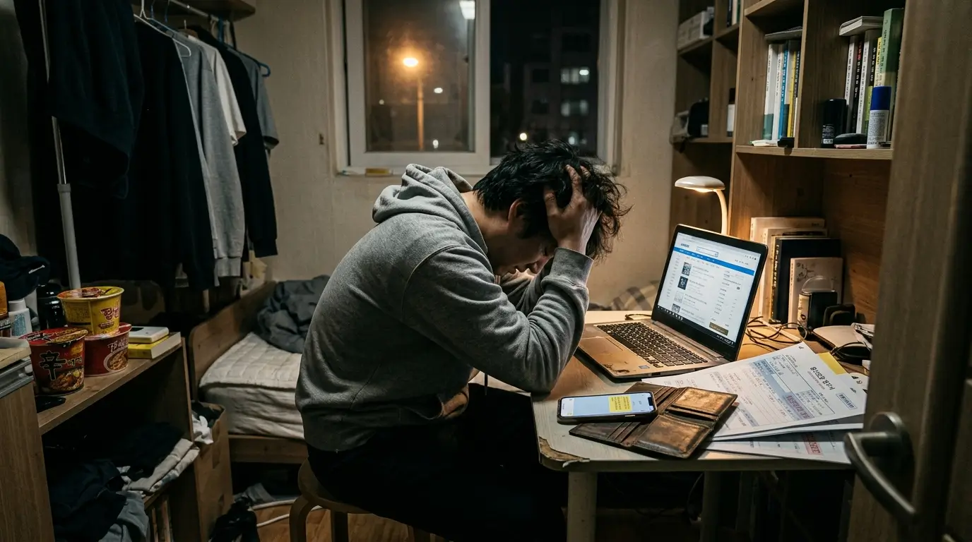 무직자-생활비-고갈-절망감-공감-현실-묘사